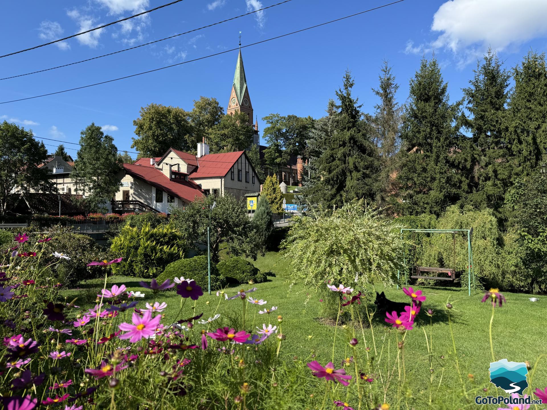 a view on a church